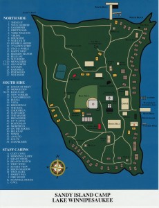 Sandy Island YMCA Map